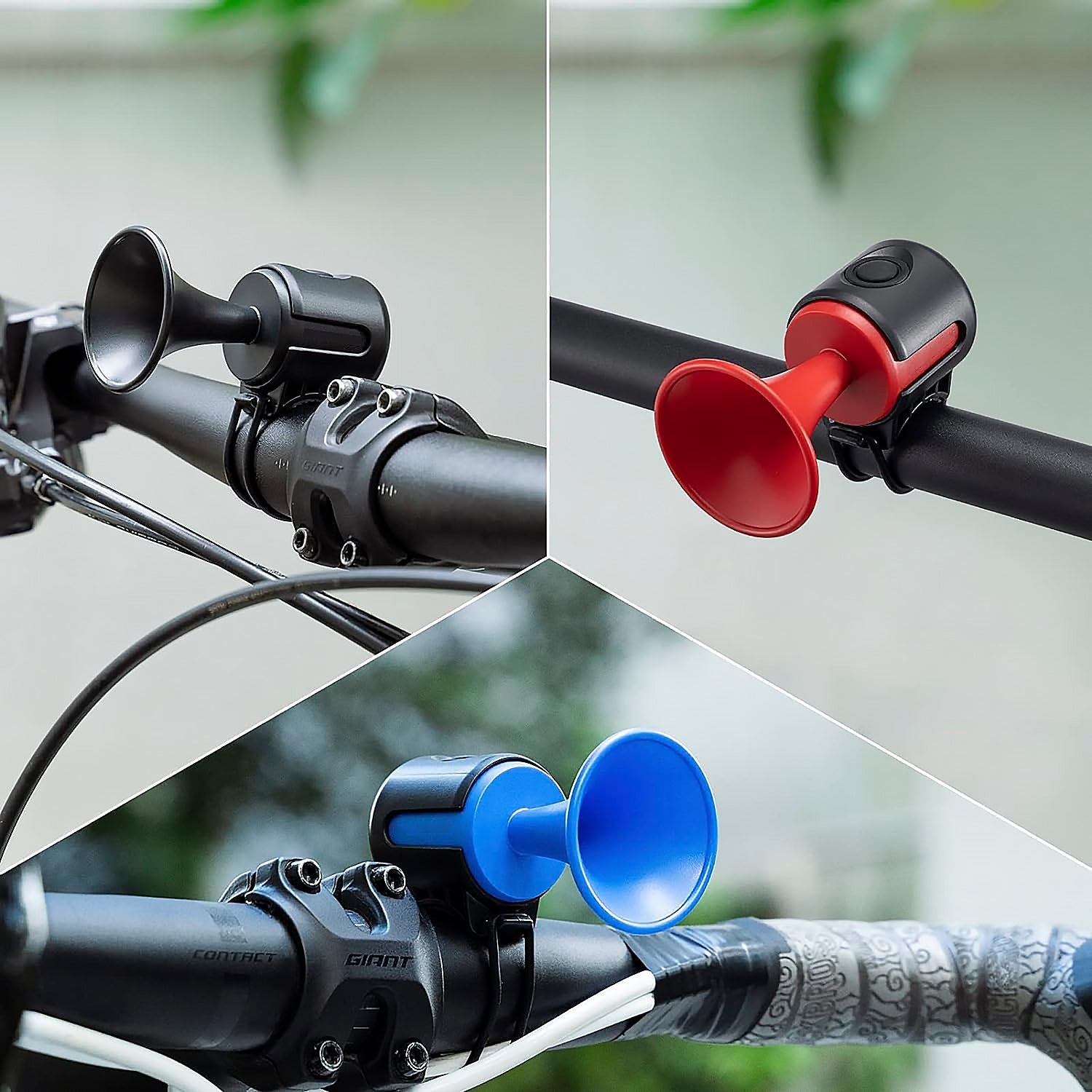 Bicycle Air Horn Loud - 120dB 1 Sound Mode Electronic Bicycle Bell,Super Electric Horn with Long Standby Button Battery Operated/IPX4 Waterproof Loud Bell for Adults - jugaad.shop