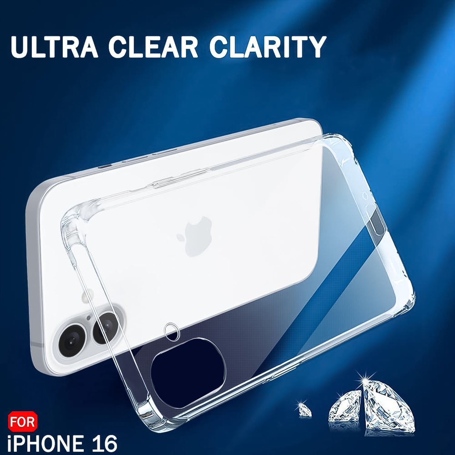 Transparent Hard Case For IPhone 16 Case (1 Pc)-jugaad.shop