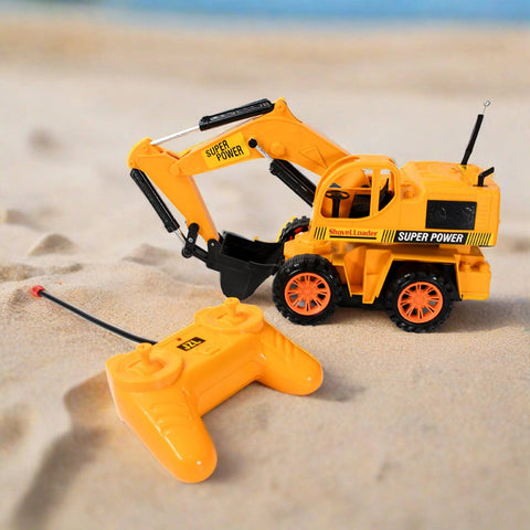 Plastic JCB Construction Toy Remote Control JCB Toys for Kids Boys, Super Power Remote Control JCB Truck Construction Toy (1 Set) - jugaad.shop