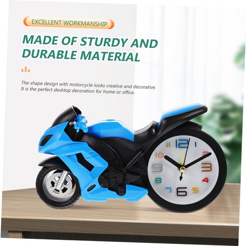 Fashioned Alarm Clock Novelty Retro Motorcycle / Motorbike Engine Style Clocks Alarm Clock Desktop Decoration Kids Gift - jugaad.shop