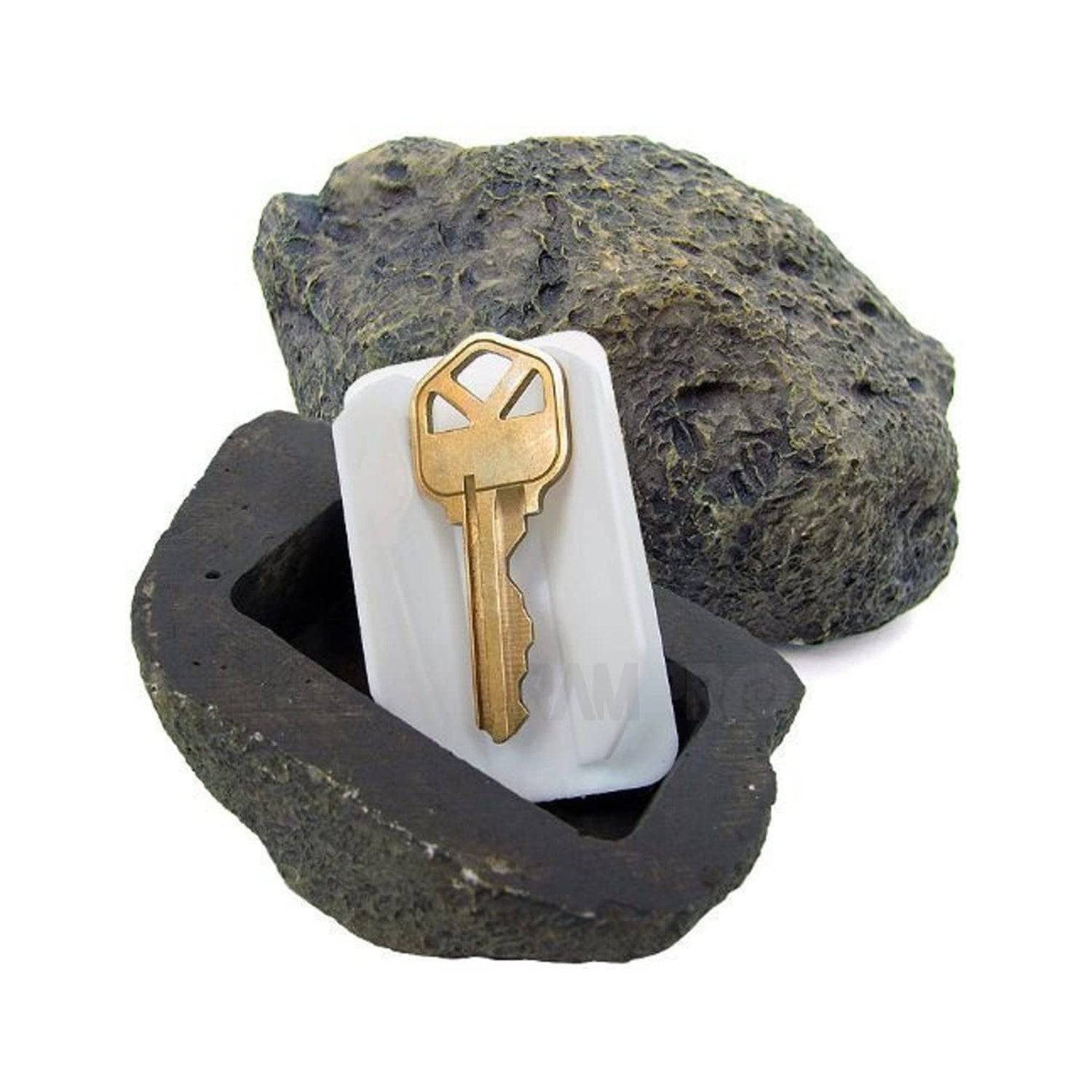 Hide a Key Outside Rock Looks Like a Real Rock - Weatherproof Rock Key Perfect for Emergencies - Fake Rock Key Hider Outside Decorative (1 Pc) - jugaad.shop