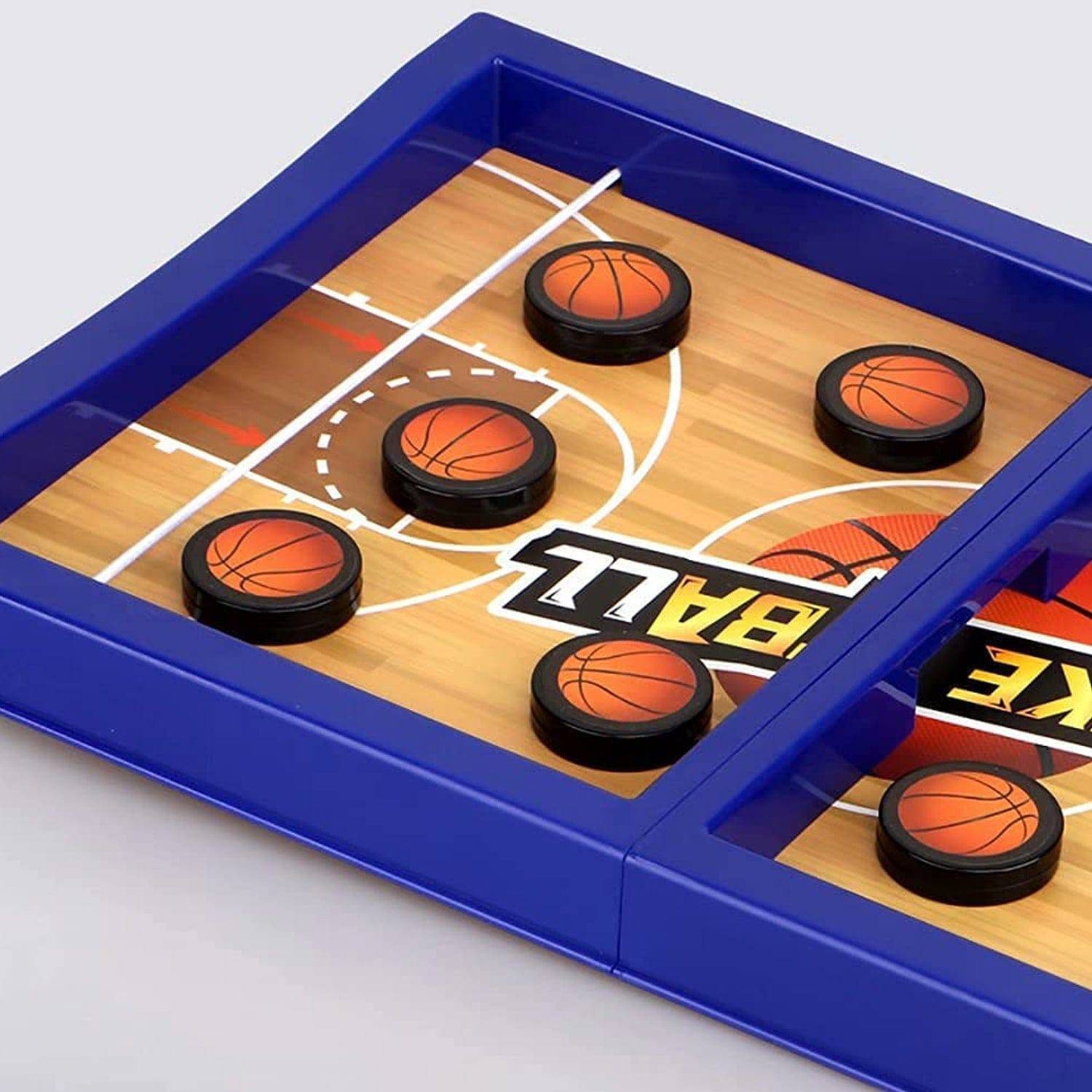 Fast Sling Basketball Puck Game Paced Table Desktop Battle Ice Hockey Game for Adults and Kids Parent-Child Winner Board Games Interactive Toy, Desktop Table Game - jugaad.shop