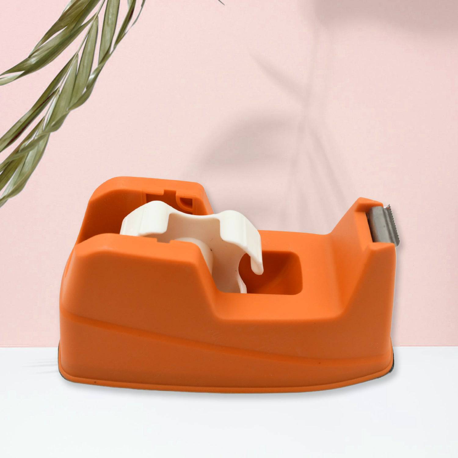 Plastic Tape Dispenser Cutter for Home Office use, Tape Dispenser for Stationary, Tape Cutter Packaging Tape (1 pc / 605 Gm) - jugaad.shop