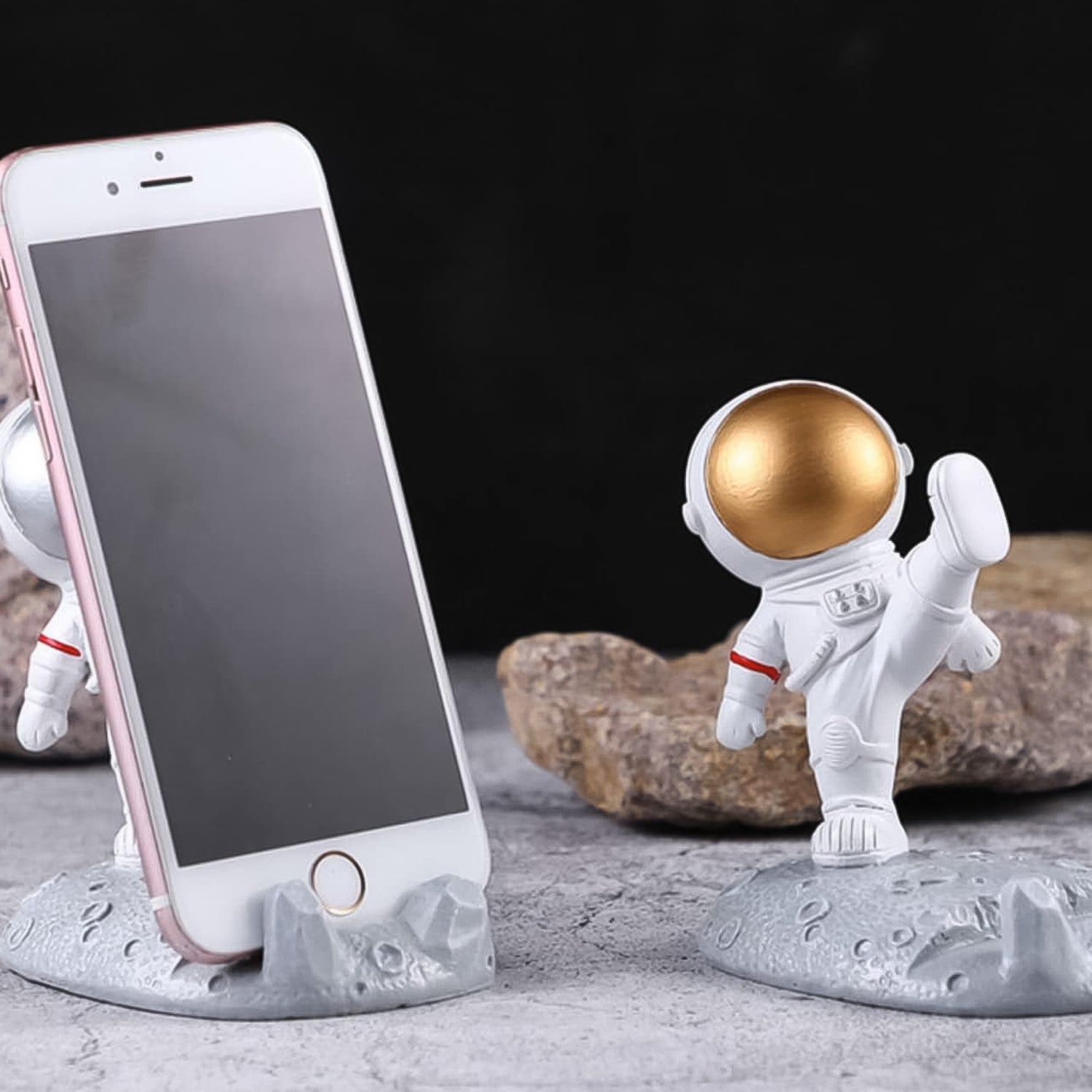 Mobile Holder Astronaut Phone Stand Planet Creative Fun 3D Design (1 Pc / Mix Design)-jugaad.shop