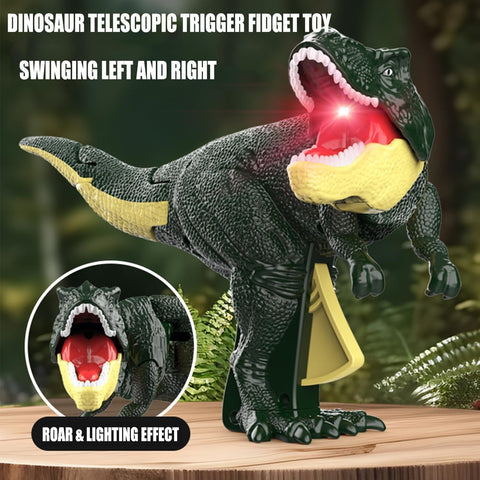 Dinosaur Roaring Toys Trigger, Dinosaurs Toys with Dinosaur Sound Lighting Model Vibrating Head Moving (3 + Years / 1 Pc) - jugaad.shop