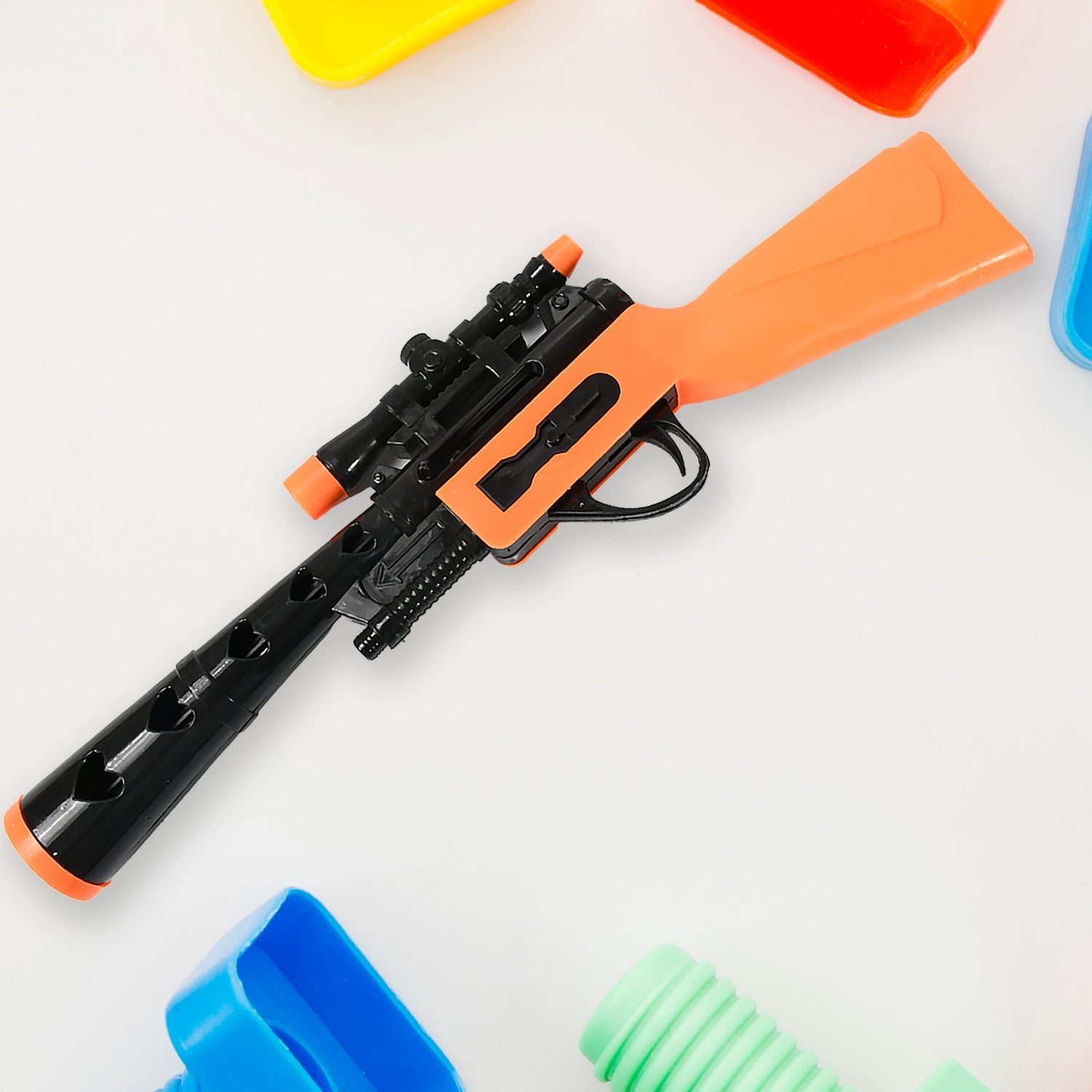 Manual Big Shooting 3 Ball Gun Toy shoot super ping pong gun for kids, Plastic Balls Shooting Gun Toys For Boys Kids High Quality Gun - jugaad.shop