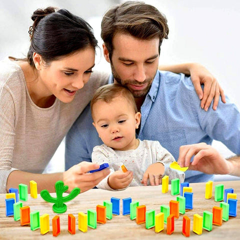 Play Game Transparent Funny Train Engine with Blocks Set 60 Blocks Toy with Music and Lights Automatic Blocks Toy Train Set for Kids ( Batteries not included) - jugaad.shop