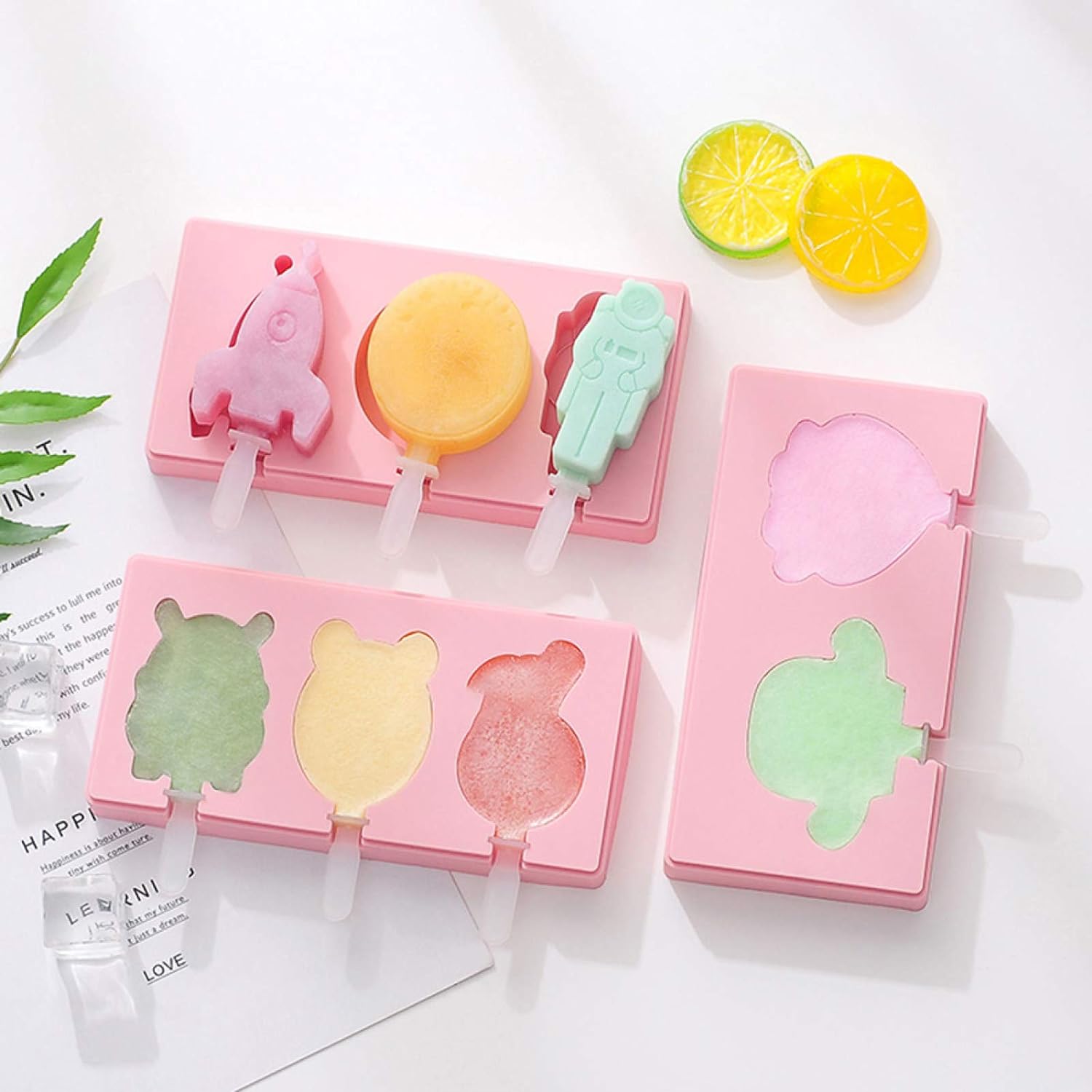 Silicone Popsicle Molds, Reusable Ice Cream Molds With Sticks And Lids. A Must-Have Popsicle Mold For Summer. - jugaad.shop