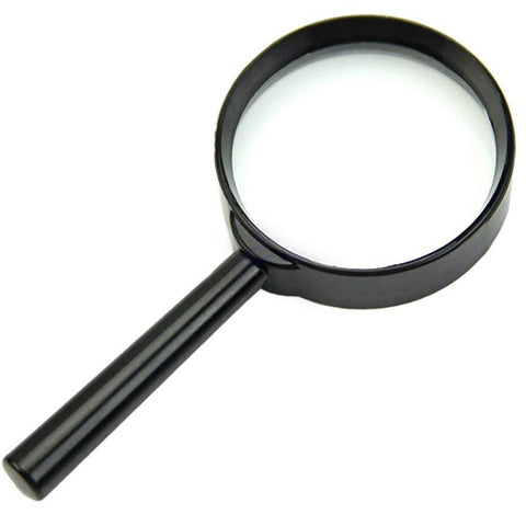 Magnifying glass Lens - reading aid made of glass - real glass magnifying glass that can be used on both sides - glass breakage-proof magnifying glass, Protect Eyes, 50 mm - jugaad.shop