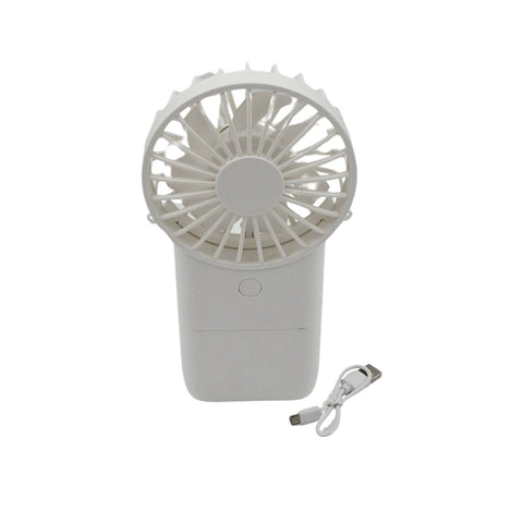 Portable Small Electric Fan, Handheld Fan With 3 Modes USB Rechargeable Mini Student Handheld Class Personal Fan (1 Pc) - jugaad.shop