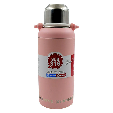 Stainless Steel tumblers 316 Stainless Steel, Vacuum Insulated Cup / Bottle, Portable Travel Kettle / Water Bottle with Handle, Outdoor Large Capacity Sports Kettle Cups / Bottle (1300 ML) - jugaad.shop