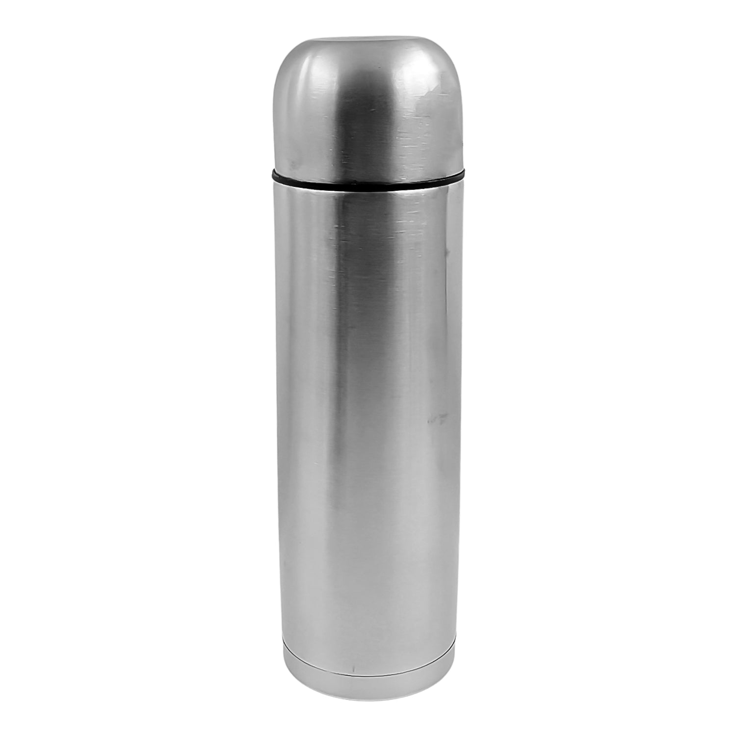 Vacuum Flask With Cover, 18/8 Stainless Steel | Hot and Cold Water Bottle with Push-Down Lid | Double Walled Stainless Steel Bottle for Travel, Home, Office, School, Picnic (750 ML) - jugaad.shop