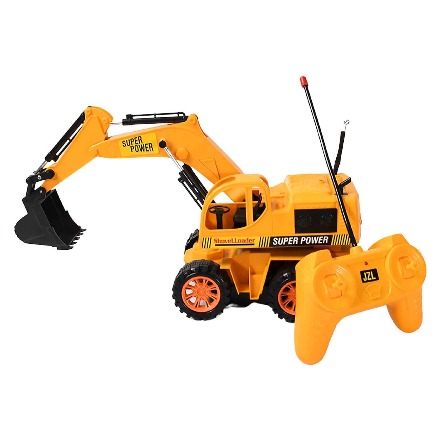 Plastic JCB Construction Toy Remote Control JCB Toys for Kids Boys, Super Power Remote Control JCB Truck Construction Toy (1 Set) - jugaad.shop