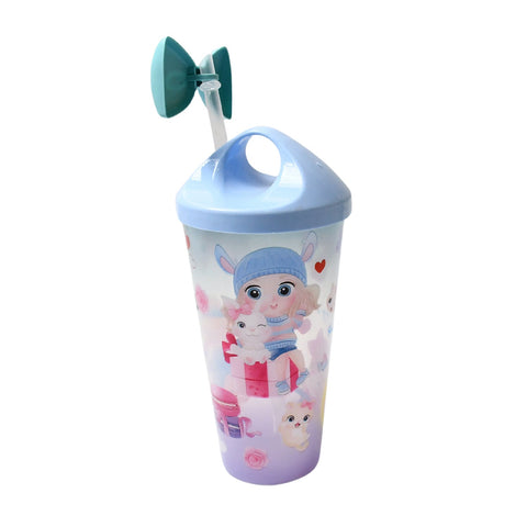 Unicorn Water Bottle with Straw & Lid for Kids (With Light) - jugaad.shop