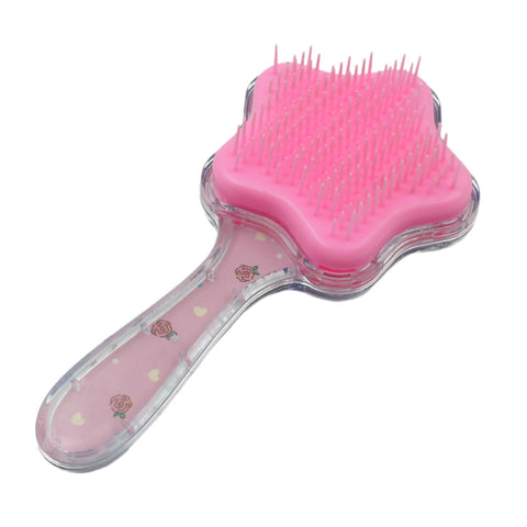 Cartoon Hair Brush Massage Shower Comb Blur Wet Salon Hair Brushes Hair Styling Tools, Glitter Comb, Soft & Smooth Brush, Mermaid Brush For Kids Return Gifts For Kids (1 Pc ) - jugaad.shop