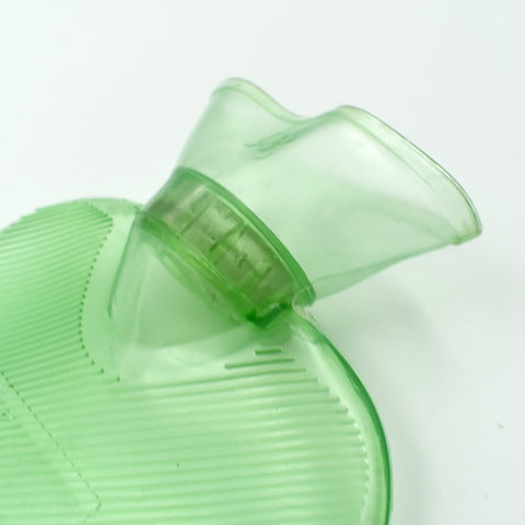 Small transparent hot water bag.