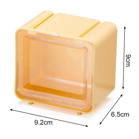 Storage Box Storage Container Tape Storage Boxes Durable Convenient Plastic Transparent Lid Visible Tape Storage Box / Case for Office - jugaad.shop