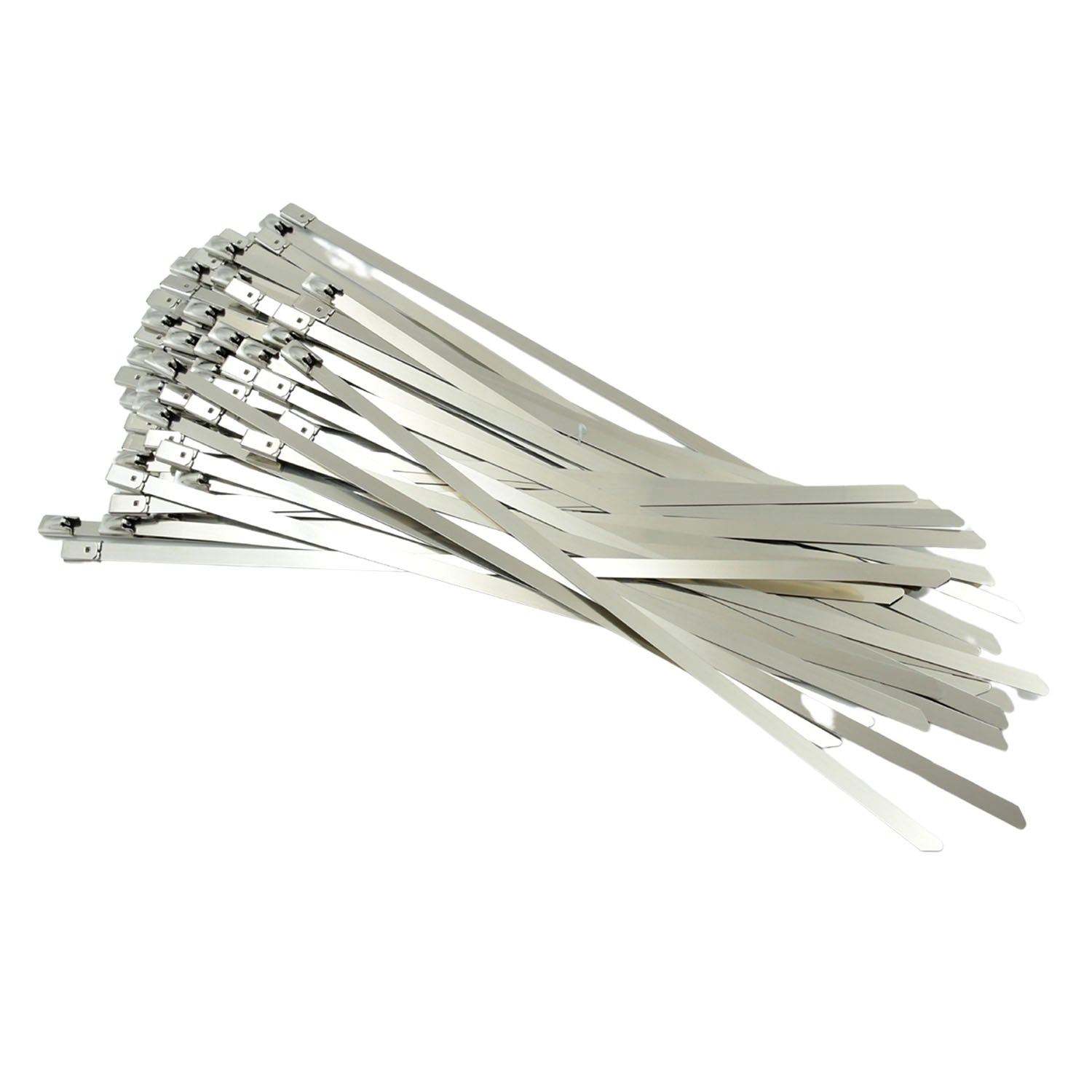 Stainless Steel Cable TIE Used for Solar, Industrial and Home Improvement Multipurpose HIGH Strength, Self-Locking Zip Ties, Multi-purpose Tie, Portable Rustproof 100Pcs Wide Application Zip Tie Set for Building (4.6x100MM /  100 pcs Set) - jugaad.shop