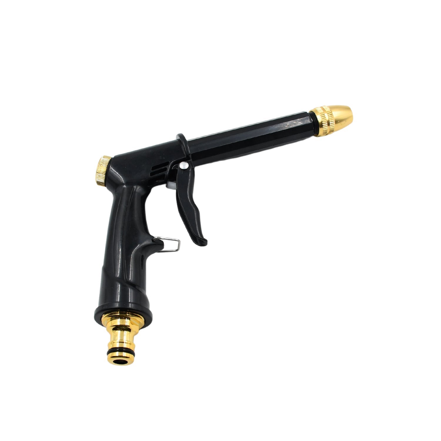 Plastic Body, Metal Trigger & Brass Nozzle Water Spray Gun For Water Pipe | Non-Slip | Comfortable Grip | Multiple Spray Modes | Ideal Pipe Nozzle For Car Wash, Gardening,& Other Uses - jugaad.shop