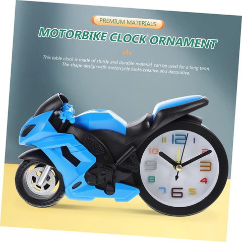 Fashioned Alarm Clock Novelty Retro Motorcycle / Motorbike Engine Style Clocks Alarm Clock Desktop Decoration Kids Gift - jugaad.shop