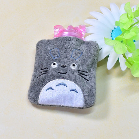 Totoro Cartoon Small Hot Water Bag with Cover for Pain Relief - jugaad.shop