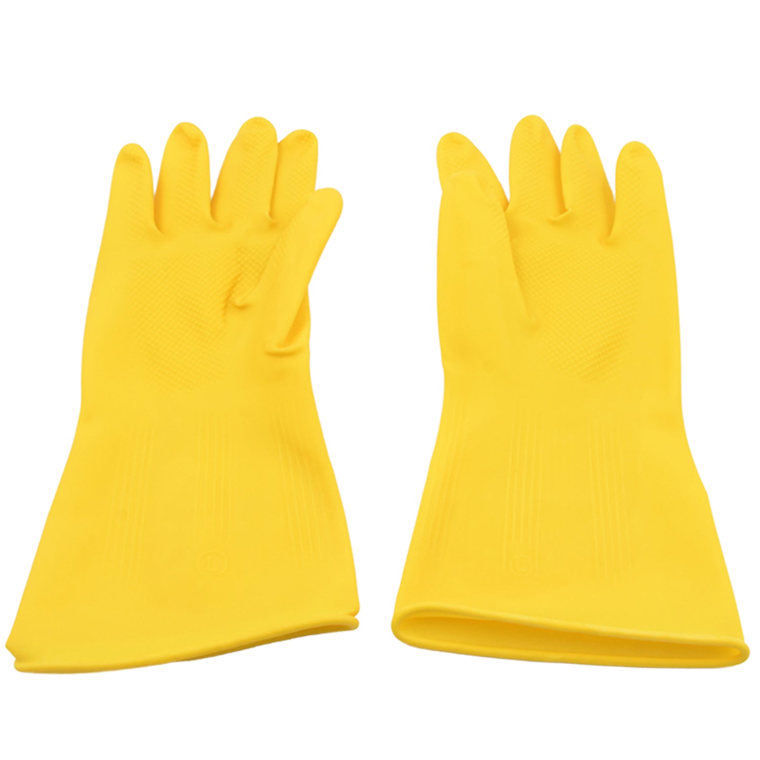 Multipurpose Rubber Cleaning Gloves: Reusable, Wet & Dry Use (1 Pair) - jugaad.shop