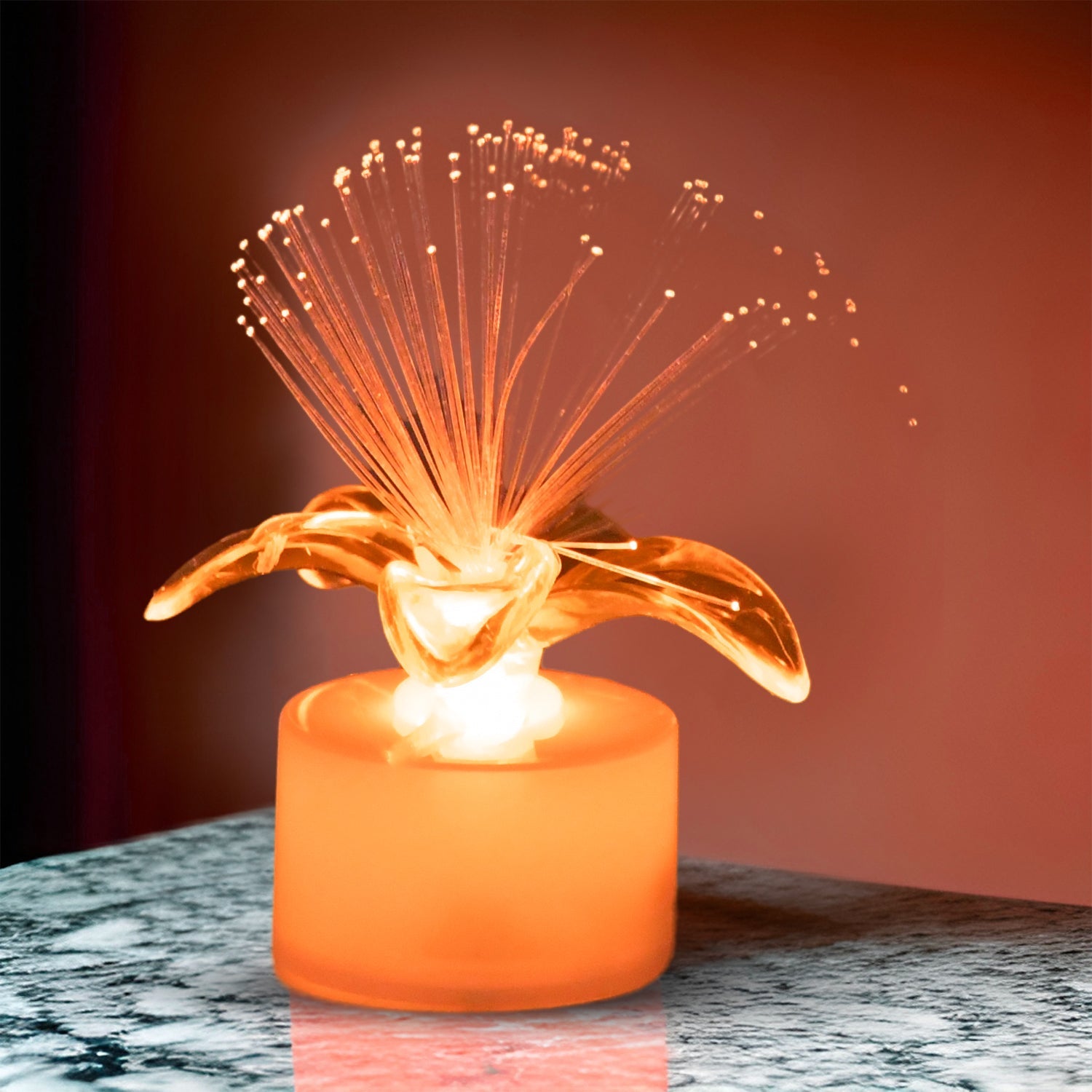 Fiber Optic Light, Mini Color Change LED Table Centerpieces, Light Up Candle - Pack of 12 - jugaad.shop