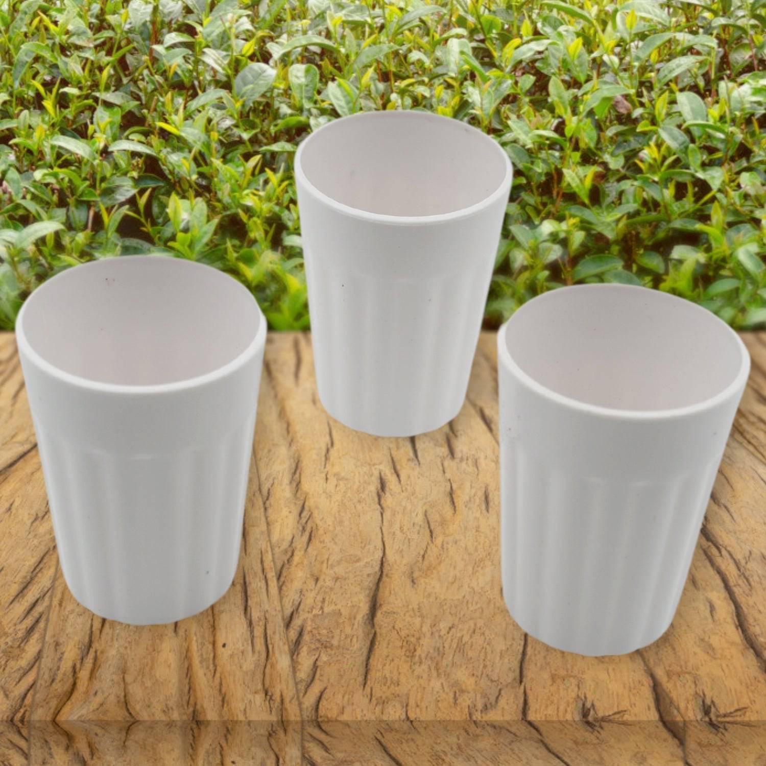 Small Plastic Coffee / Tea Cups Reusable Plastic Cup Mug Lightweight Microwavable Dishwasher Safe Unbreakable Camping Coffee Mugs for Tea Milk Water Juice Tea (3 Pcs Set) - jugaad.shop