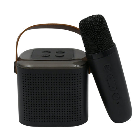 Wireless Speaker Microphone Set, RGB Light Support Memory Card PortableKaraoke Machine Perfect  for Travel TV - jugaad.shop