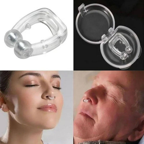 Anti Snore device for men and woman Silicone Magnetic Nose Clip For heavy Snoring sleeper, Snore Stopper, Anti Snoring Device (1 Pc) - jugaad.shop