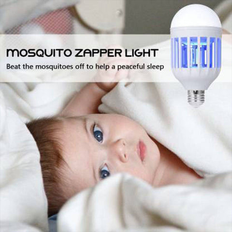 15W  Mosquito Killer Lamp E27 Summer Moths Flying Insects Led Zapper Mosquito Killer Lamp Light Bulb Household - jugaad.shop