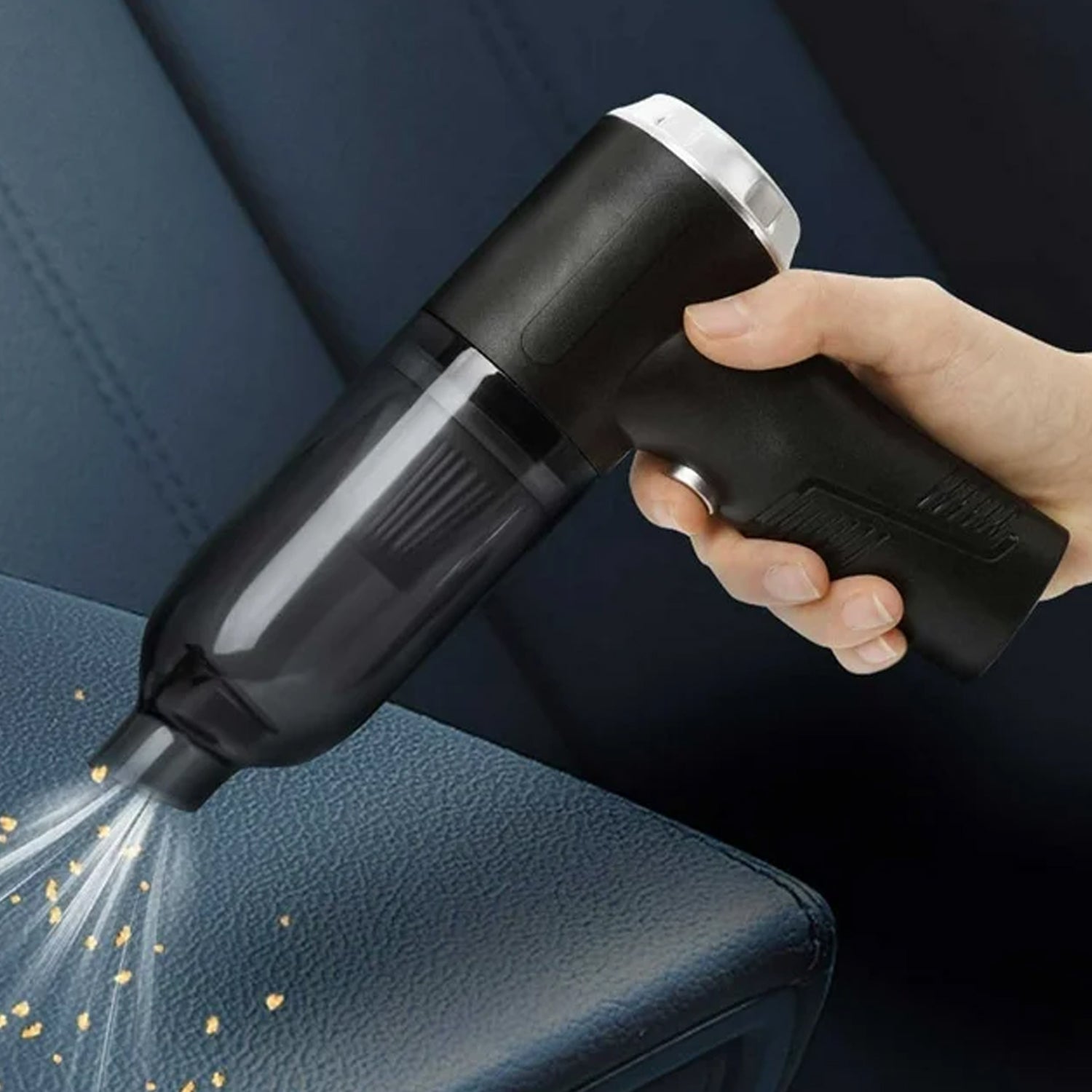 3 in 1 Car Mini Vacuum Cleaner with Blower Wireless Portable Rechargeable Handheld High Power Suction Vacuum Cleaning Machine for Home Car Computer Keyboard Cordless Air Blowing Dusting - jugaad.shop