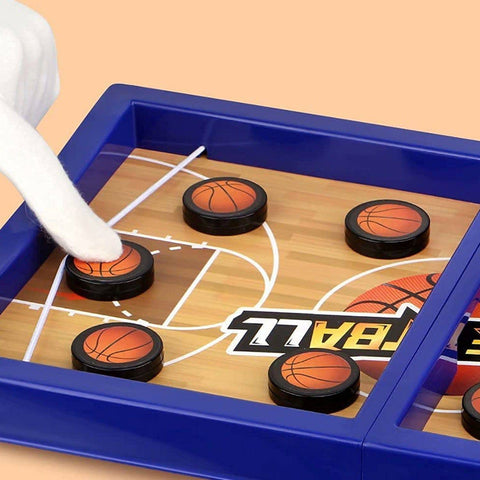 Fast Sling Basketball Puck Game Paced Table Desktop Battle Ice Hockey Game for Adults and Kids Parent-Child Winner Board Games Interactive Toy, Desktop Table Game - jugaad.shop