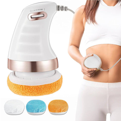 Body Massager Shaping Machine | Body Sculpting Massager with 3 Washable Pads |Adjustable Speeds | Electric Handheld Massager for Belly, Waist, Legs, Arms, Butt (1 Pc) - jugaad.shop