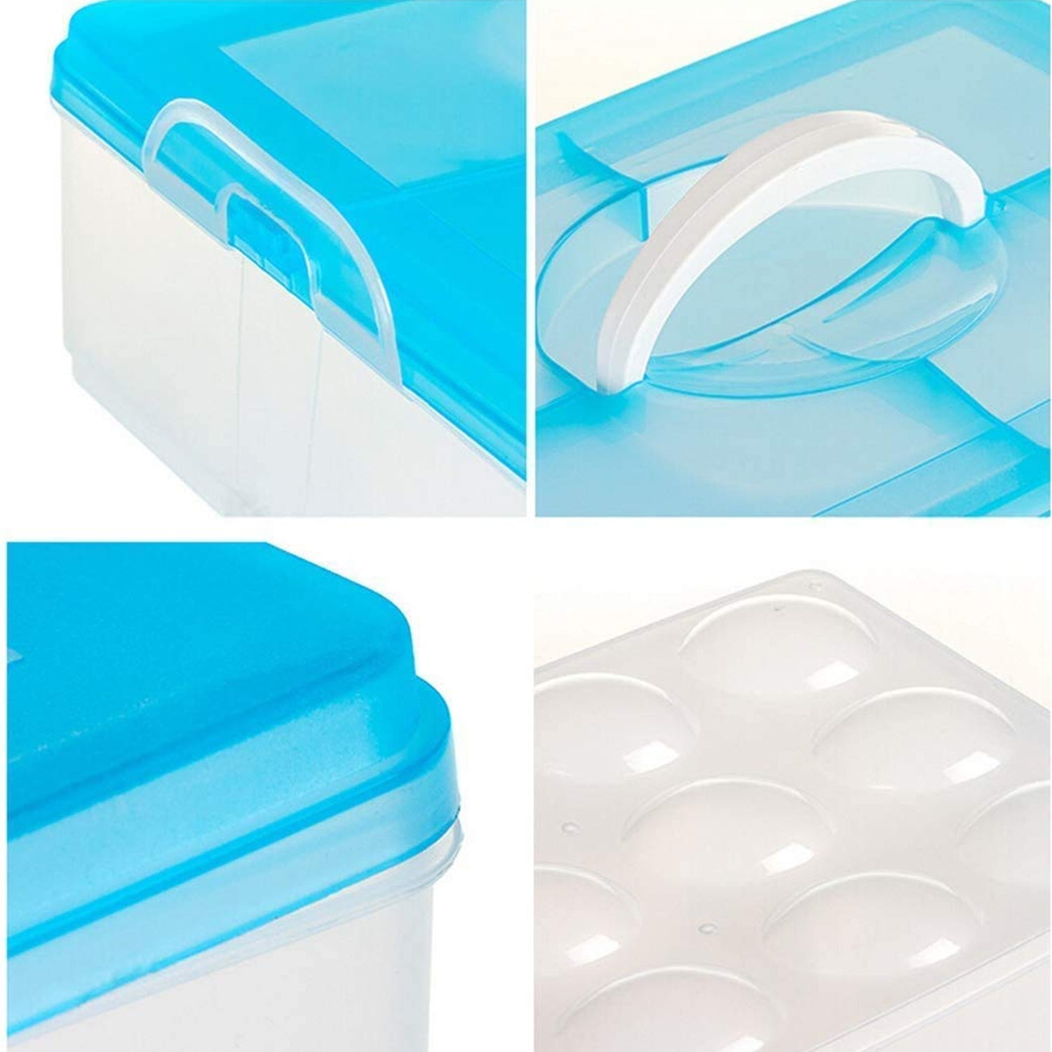 3-Layer Plastic Refrigerator Egg Storage Box (36 Grid) - jugaad.shop