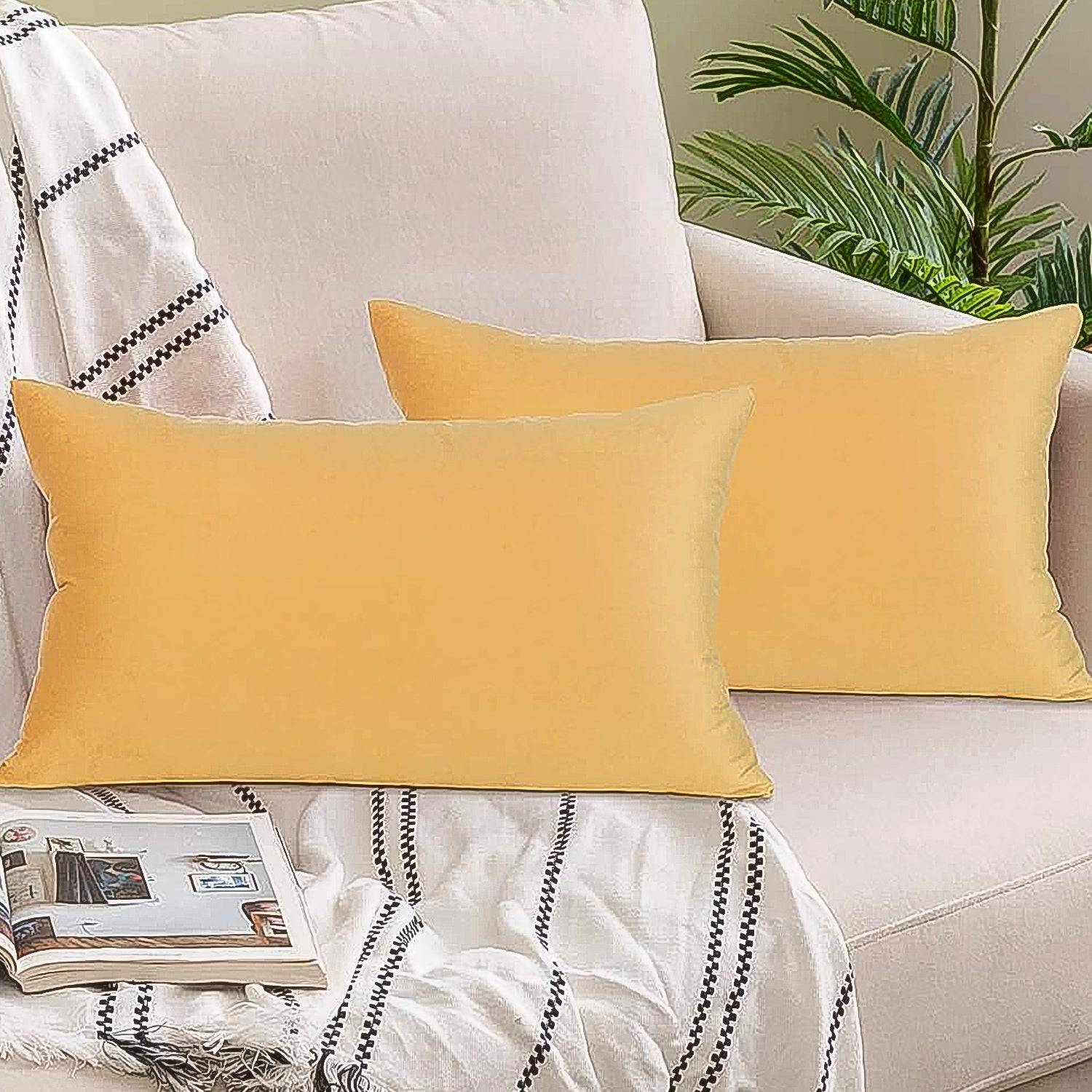 Pillow Covers, Couch Pillows Cover, Soft Pillow Covers (70 × 40 CM / 1 pc) - jugaad.shop