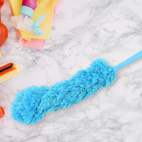 Long Handle Dust Cleaning Brush, Adjustable Microfiber dust Brush, Foldable Home appliances Ceiling Cleaner, Latest Home Improvement Products - jugaad.shop