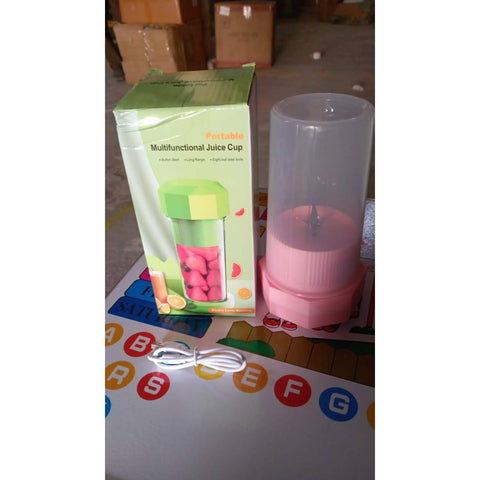 Portable Multifunctional Electric Juicer Cup, USB Juice Maker 6 blade (350 ML) - jugaad.shop