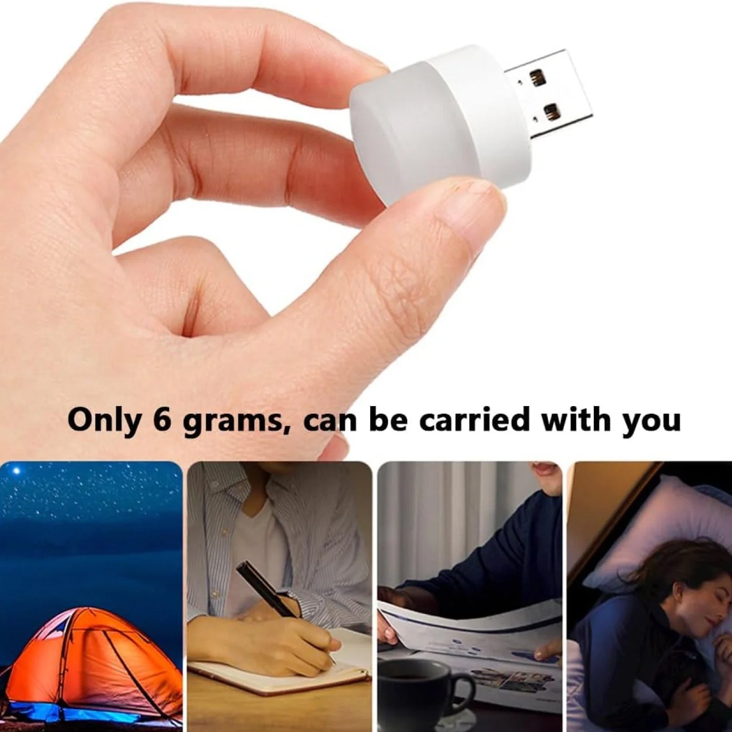 USB LED LAMP Night Light, Mini Portable for PC and Laptop (5 pcs Set / Mix Color)-jugaad.shop