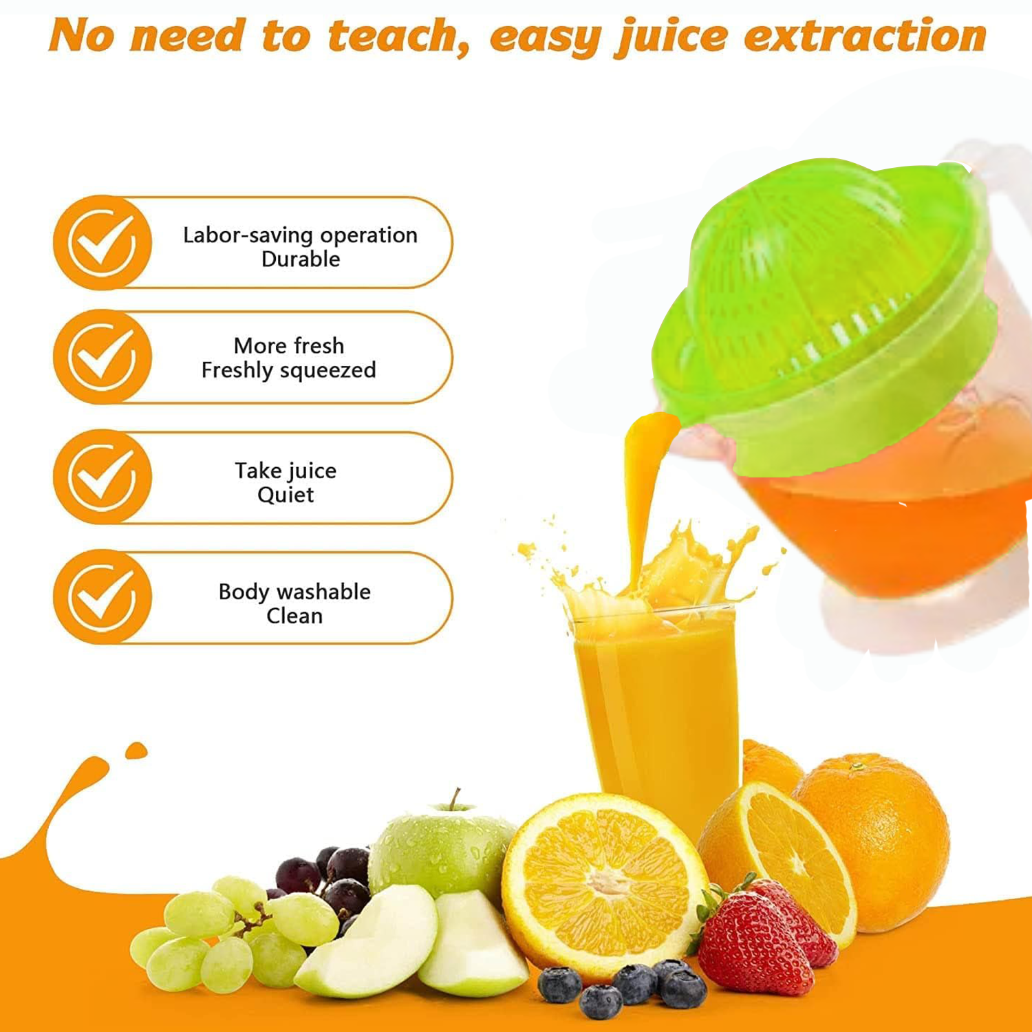 Manual Orange Juicer Squeezer - jugaad.shop