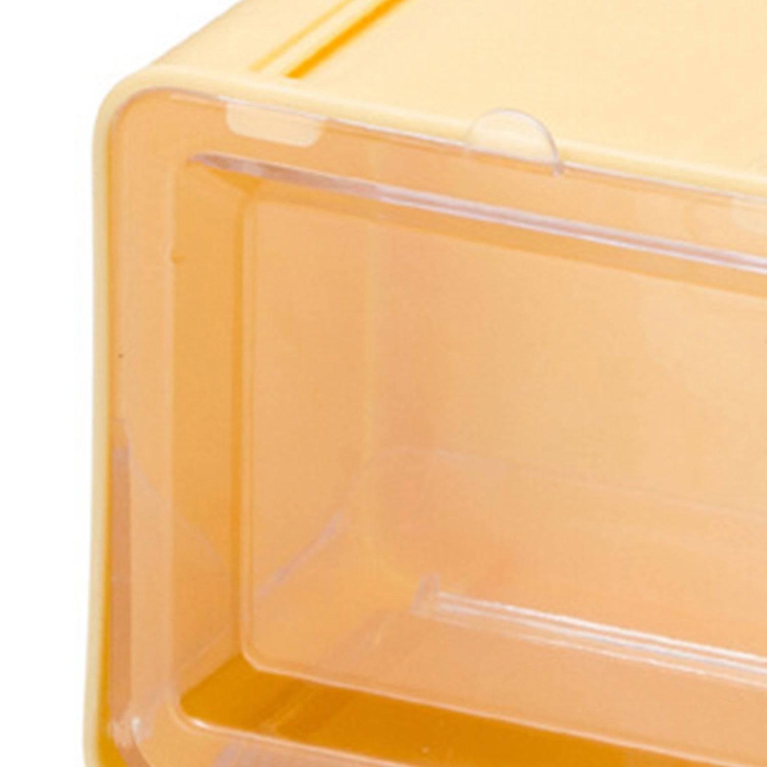 Storage Box Storage Container Tape Storage Boxes Durable Convenient Plastic Transparent Lid Visible Tape Storage Box / Case for Office - jugaad.shop