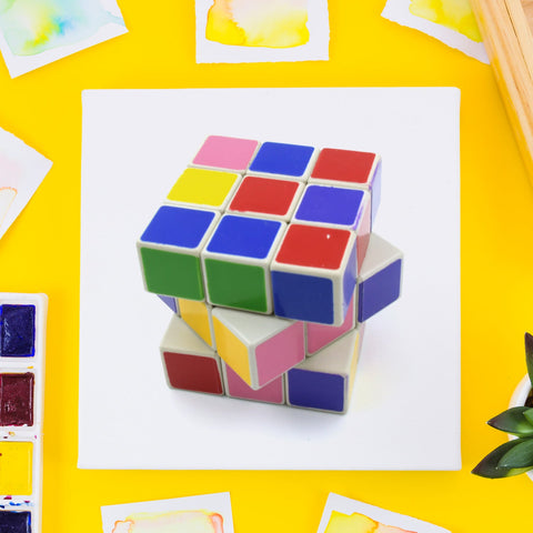 3x3x3 Cube Solving Kit - Includes Cube, Formula Sheets, Perfect for Beginners and Enthusiasts, 3d puzzles game | rubick cube puzzle cubes | rubix cube (1 Pc ) - jugaad.shop