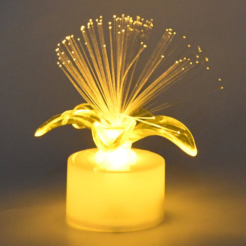 Fiber Optic Light, Mini Color Change LED Table Centerpieces, Light Up Candle - Pack of 12 - jugaad.shop