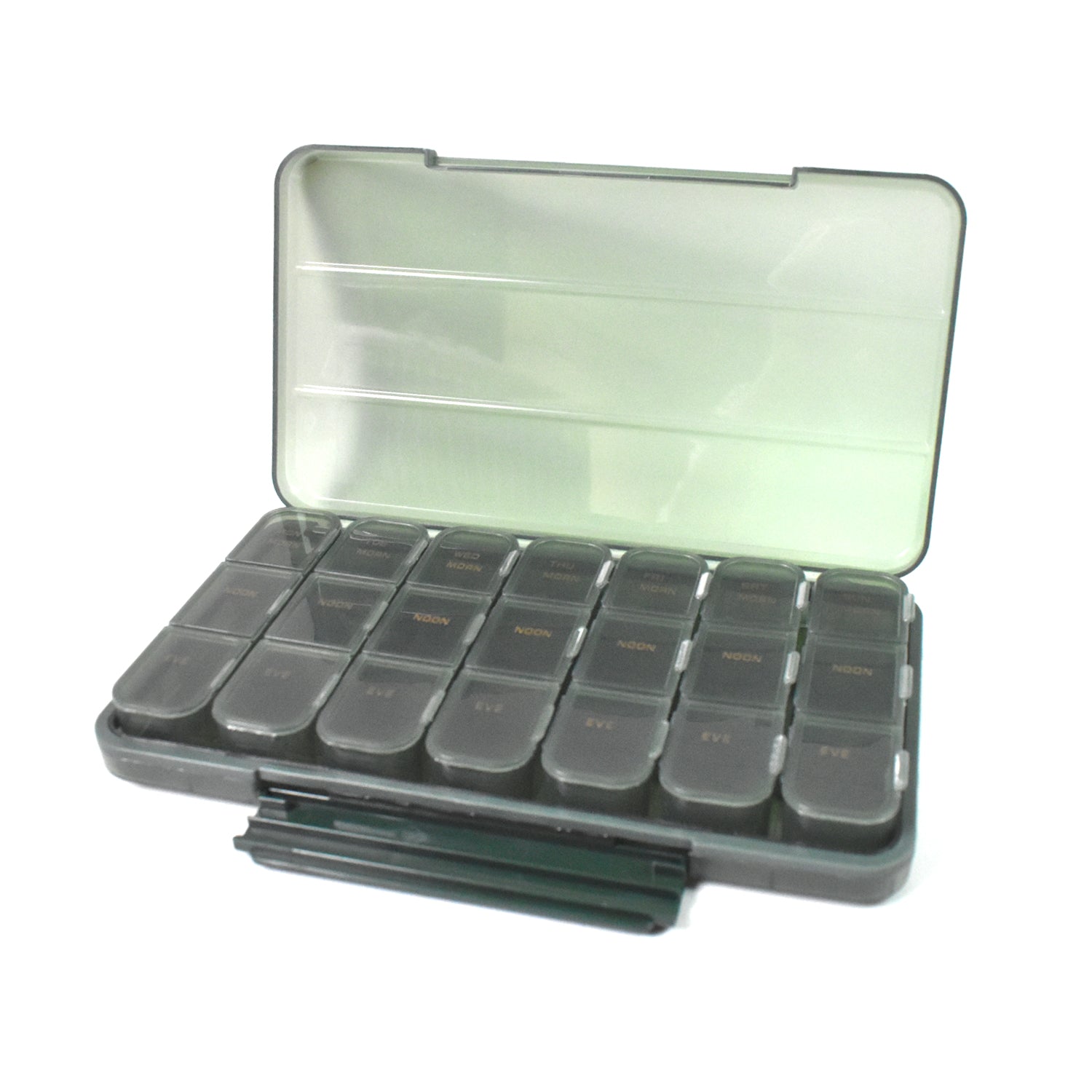 Portable Weekly Pill Box Organiser Daily Pill Keeper 21 Grid Container (1 Pc)