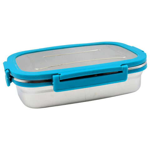 Premium Stainless Steel Lunch Box for Kid, 2 Containers Lunch Box, Perfect Size Meal Lunch Box Set for Office, School and Travelling Tiffin Box  (1000 ML+ 200 ML Approx) - jugaad.shop