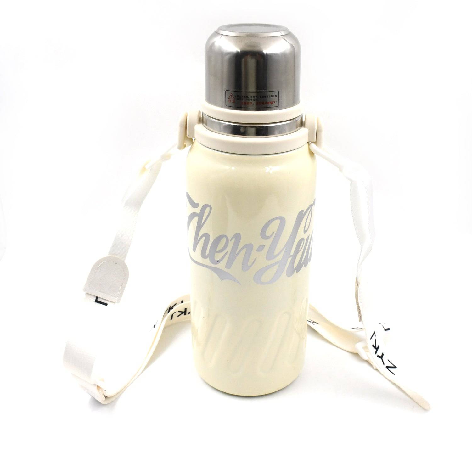 Stainless Steel Vacuum Insulated Water Bottle | Leak Proof Flask for Tea Coffee | With Steel Cup - jugaad.shop