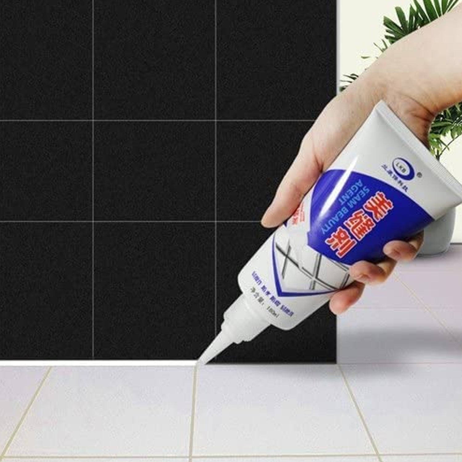 Waterproof Tile Gap / Crack / Grout Filler Water-Resistant Silicone Sealant for DIY Home Sink Gaps / Tiles Gaps / Grouts Repair Filler Tube For Home, Office, Bathroom, Toilets, Kitchen (180 Ml) - jugaad.shop