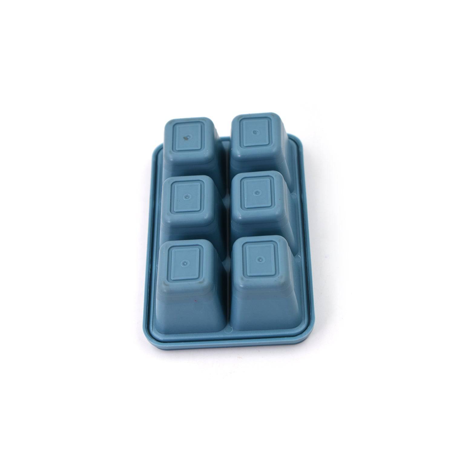 6 Grid Silicone Ice Tray used in all kinds of places like household kitchens for making ice from water and various things and all. - jugaad.shop