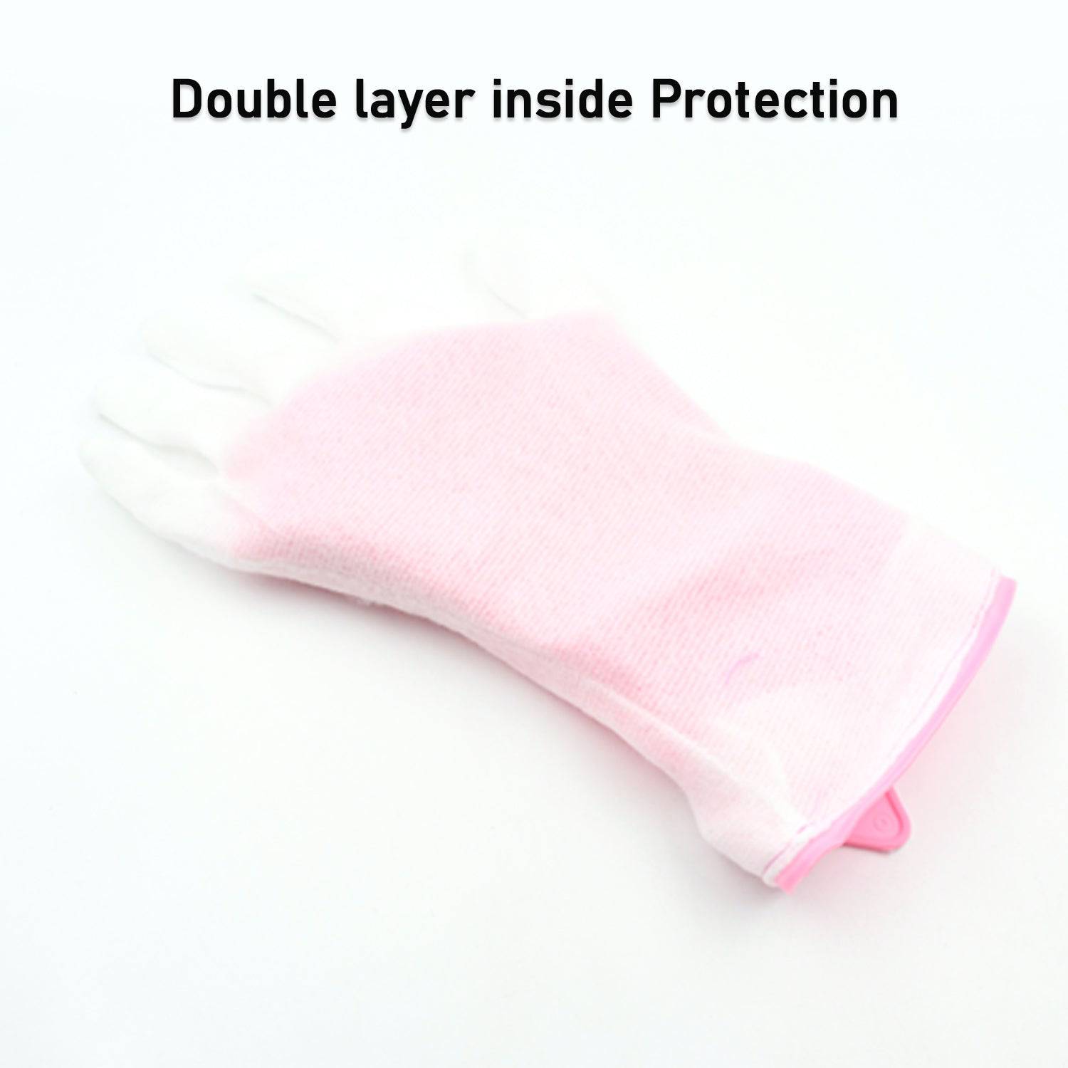 Dishwashing Gloves with Scrubber| Silicone Cleaning Reusable Scrub Gloves for Wash Dish Kitchen| Bathroom| Pet Grooming Wet and Dry Glove (1 Pair, 155Gm) - jugaad.shop