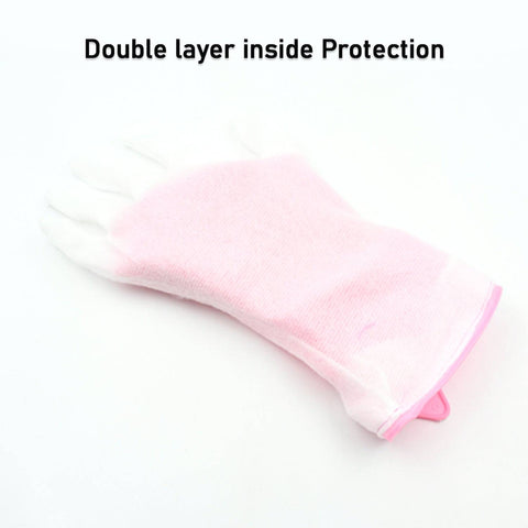 Dishwashing Gloves with Scrubber| Silicone Cleaning Reusable Scrub Gloves for Wash Dish Kitchen| Bathroom| Pet Grooming Wet and Dry Glove (1 Pair, 155Gm) - jugaad.shop